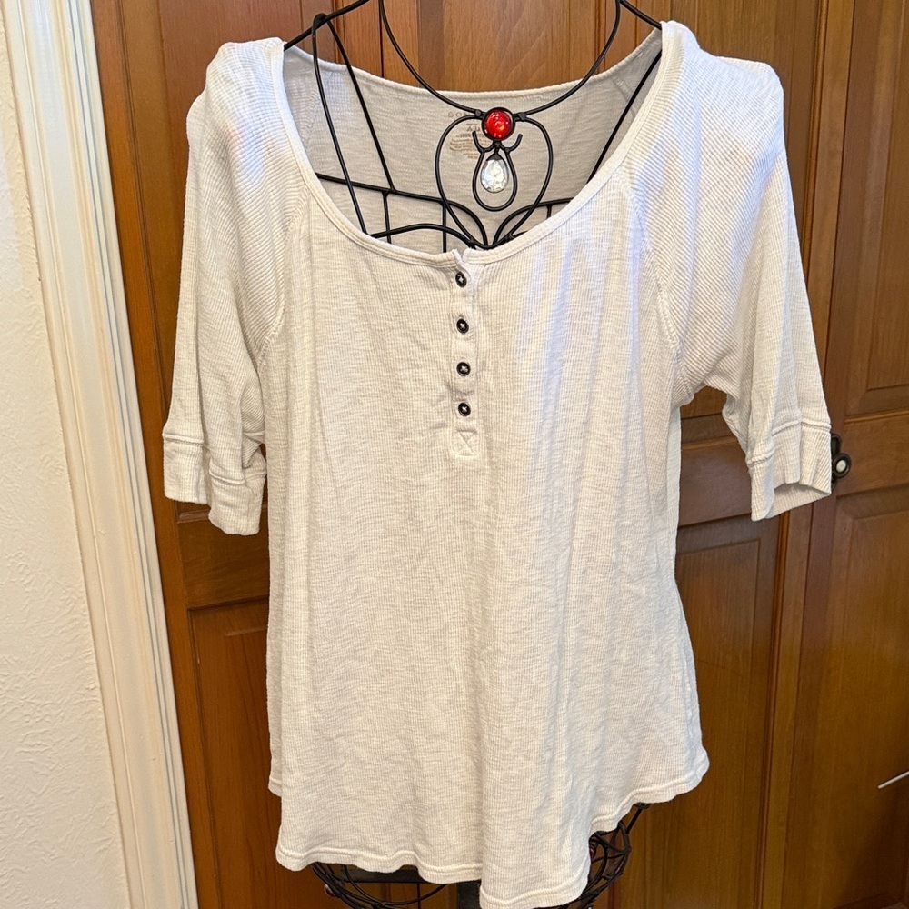 ☑️☑️☑️BOGOHO☑️☑️☑️Sonoma Women's White Button-Up Top-XL
